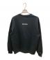 WACKO MARIA (ワコマリア) CREW NECK SWEAT SHIRT ブラック サイズ:L：12000円