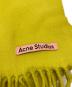 Acne studios (アクネ ストゥディオズ) フリンジウールスカーフ - スキニー イエロー：8000円