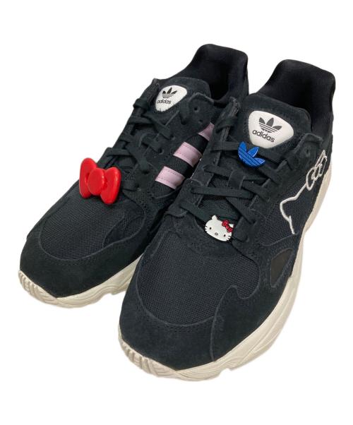 adidas（アディダス）adidas (アディダス) HELLO KITTY (ハローキティ) Falcon ブラック サイズ:24cmの古着・服飾アイテム