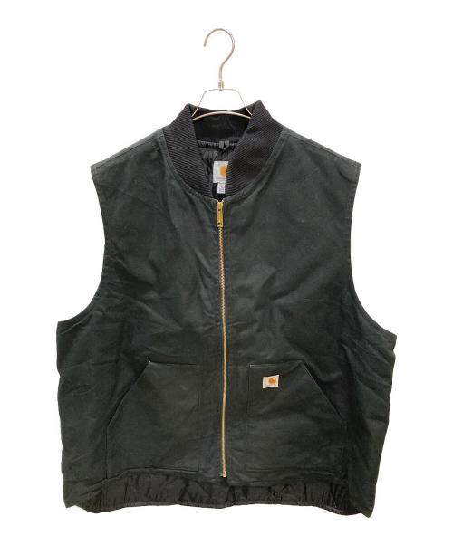 CarHartt（カーハート）CarHartt (カーハート) ダックベスト ブラック サイズ:3XLの古着・服飾アイテム