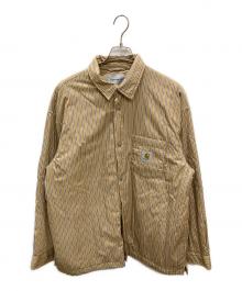 Carhartt WIP（カーハート ワーク イン プログレス）の古着「GRIMSBY SHIRT JACKET / コーチジャケット」｜ベージュ