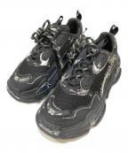 BALENCIAGAバレンシアガ）の古着「TRIPLE S/ローカットスニーカー」｜ブラック
