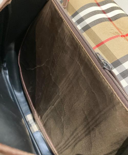 Burberry's（バーバリーズ）Burberry's (バーバリーズ) オールドノバチェックショルダーバッグ ベージュの古着・服飾アイテム