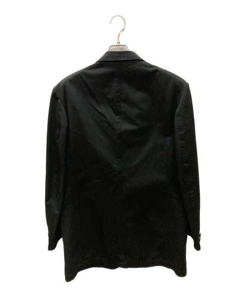 Yohji Yamamoto pour homme（ヨウジヤマモト プールオム）Yohji Yamamoto pour homme (ヨウジヤマモト プールオム) 薔薇刺繍コットンツイルロングジャケット ブラック サイズ:2の古着・服飾アイテム