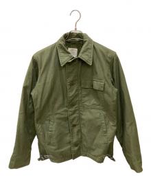 U'S NAVY（ユーエスネイビー）の古着「80SA　A-2 デッキ ジャケット」｜オリーブ