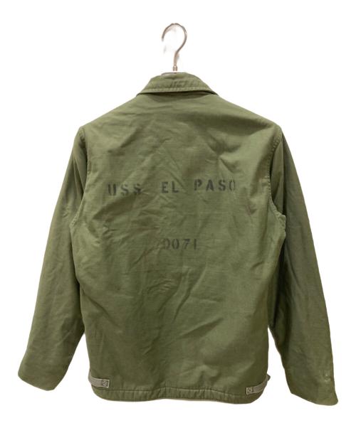 U'S NAVY（ユーエスネイビー）U'S NAVY (ユーエスネイビー) 80SA　A-2 デッキ ジャケット オリーブ サイズ:Sの古着・服飾アイテム