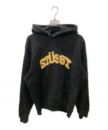 stussy（ステューシー）の古着「プルオーバーパーカー」｜ブラック
