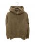 C.P COMPANY（シーピーカンパニー）の古着「Brushed and Emerized Diagonal Fleece Lens Hooded Sweatshirt」｜オリーブ