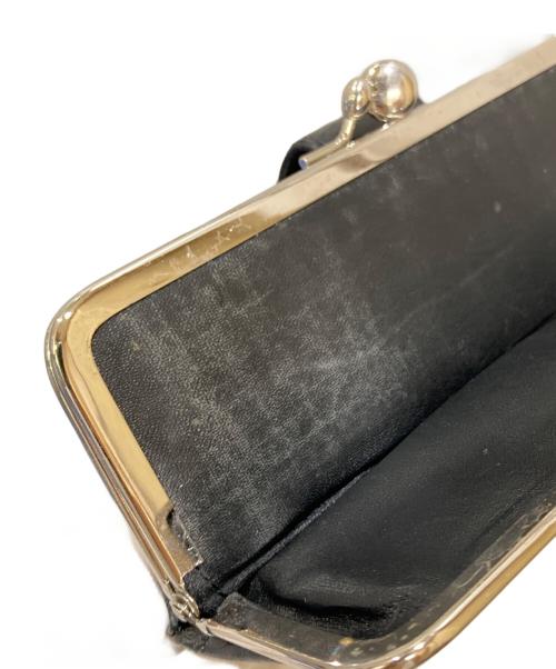Y's（ワイズ）Y's (ワイズ) SEMI GLOSS LEATHER A CLASP LONG WALLET ブラックの古着・服飾アイテム