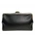 Y's（ワイズ）の古着「SEMI GLOSS LEATHER A CLASP LONG WALLET」｜ブラック