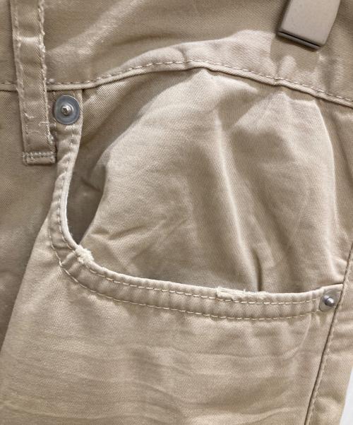 DIOR HOMME（ディオール オム）DIOR HOMME (ディオール オム) 08SS コットンツイルスリムパンツ ベージュ サイズ:28の古着・服飾アイテム
