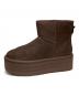 UGG (アグ) Classic Mini Platform / 厚底ムートンブーツ ブラウン サイズ:24cm：15000円
