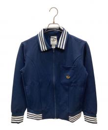 adidas×BEAUTY&YOUTH（アディダス×ビューティーアンドユース）の古着「別注レトロカラートラックジャケット / ジャージ」｜ネイビー