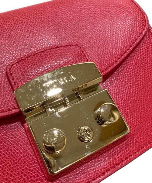 FURLA（フルラ）FURLA (フルラ) メトロポリスショルダーバッグ レッドの古着・服飾アイテム