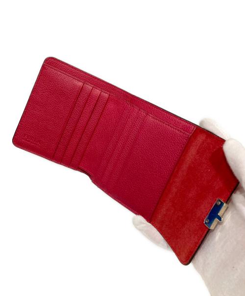 FURLA（フルラ）FURLA (フルラ) 3つ折り財布 レッドの古着・服飾アイテム
