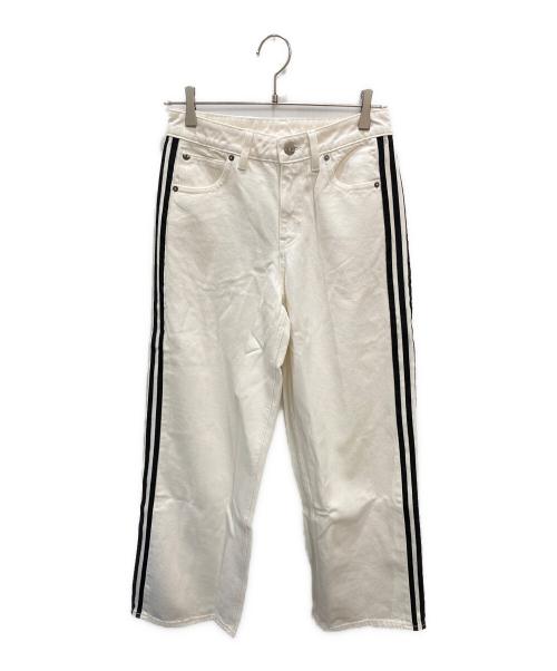 adidas Originals（アディダスオリジナル）adidas Originals (アディダスオリジナル) アディカラー ファイヤーバードデニム トラックパンツ ホワイト サイズ:SIZE 2530の古着・服飾アイテム