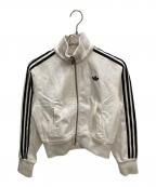 adidas Originalsアディダスオリジナル）の古着「アディカラー デニム ファイヤーバード トラックトップ」｜ホワイト