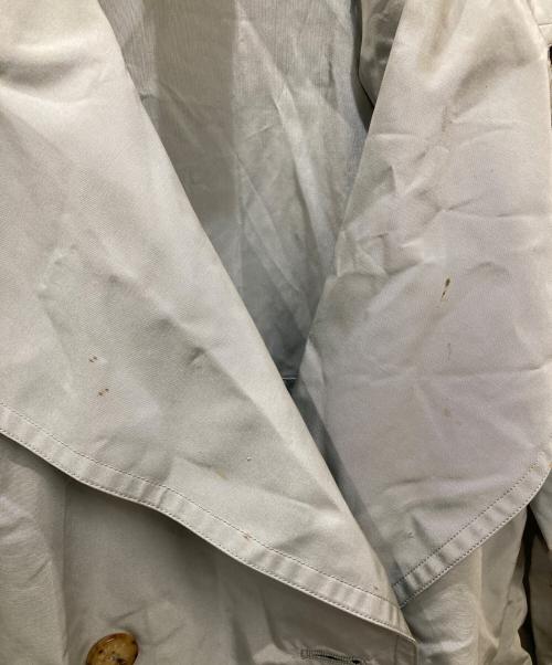HERMES（エルメス）HERMES (エルメス) シルクトレンチコート グレー サイズ:38の古着・服飾アイテム