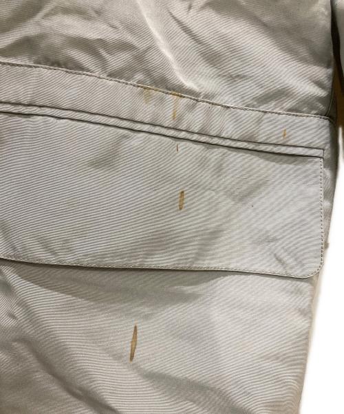 HERMES（エルメス）HERMES (エルメス) シルクトレンチコート グレー サイズ:38の古着・服飾アイテム