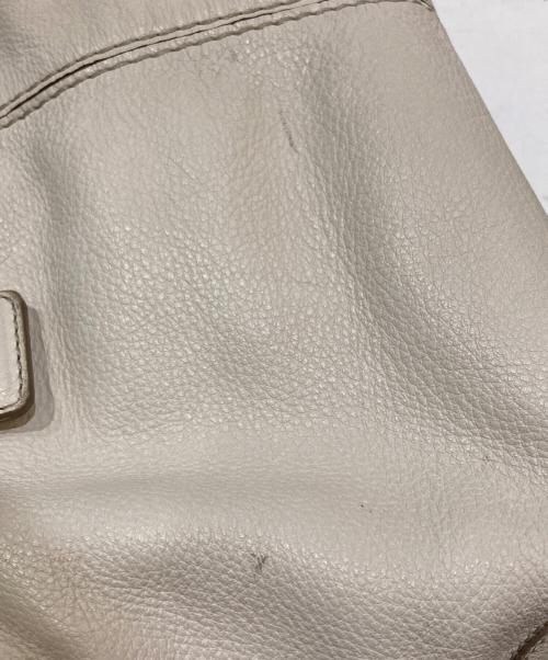 TOD'S（トッズ）TOD'S (トッズ) レザートートバッグ ベージュの古着・服飾アイテム