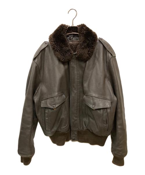 Schott（ショット）Schott (ショット) G-1フライトジャケット ブラウン サイズ:48の古着・服飾アイテム