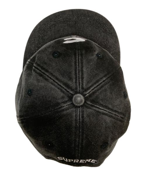 SUPREME（シュプリーム）SUPREME (シュプリーム) Washed Denim S Logo 6-Panel キャップ ブラックの古着・服飾アイテム