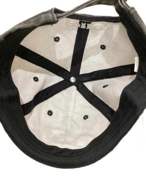 SUPREME（シュプリーム）SUPREME (シュプリーム) Washed Denim S Logo 6-Panel キャップ ブラックの古着・服飾アイテム