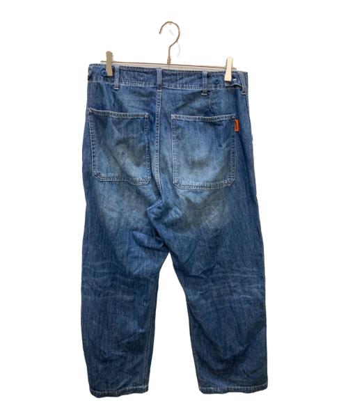 UNIVERSAL OVERALL（ユニバーサルオーバーオール）UNIVERSAL OVERALL (ユニバーサルオーバーオール) AVIREX (アヴィレックス) NAVY POSTAL DENIM PANTS / デニムベイカーパンツ インディゴ サイズ:Mの古着・服飾アイテム