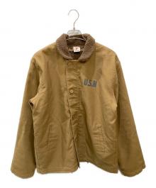 karaku（カラク）の古着「海軍 N1デッキジャケット」｜ベージュ