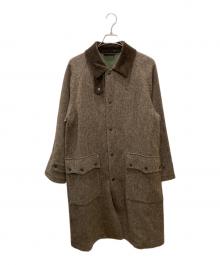 Traditional Weatherwear（トラディショナルウェザーウェア）の古着「BARGATEツイードコート」｜ブラウン