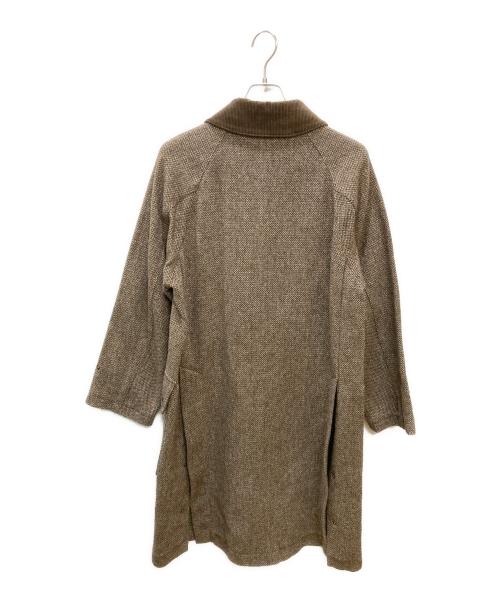 Traditional Weatherwear（トラディショナルウェザーウェア）Traditional Weatherwear (トラディショナルウェザーウェア) BARGATEツイードコート ブラウン サイズ:36の古着・服飾アイテム