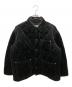 Traditional Weatherwear（トラディショナルウェザーウェア）の古着「ユニオンカバーキルト 201 / ベロアキルティングジャケット」｜ブラック
