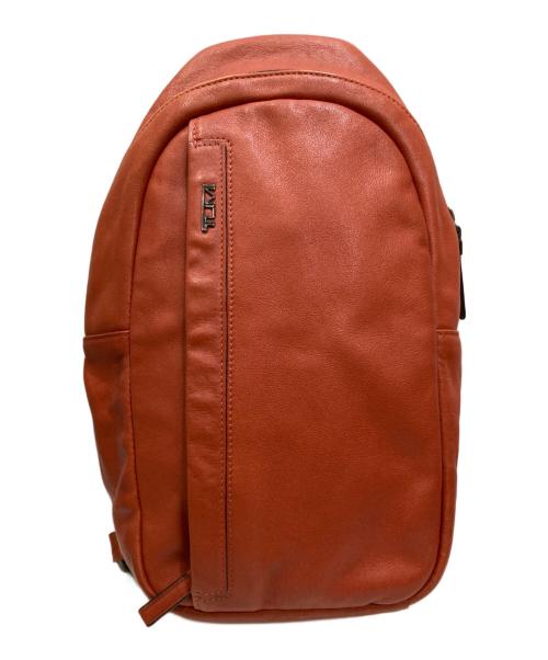 TUMI（トゥミ）TUMI (トゥミ) レザースリングバック オレンジの古着・服飾アイテム