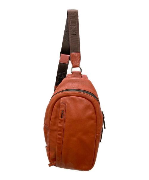 TUMI（トゥミ）TUMI (トゥミ) レザースリングバック オレンジの古着・服飾アイテム