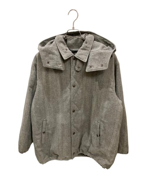 Engineered Garments（エンジニアド ガーメンツ）Engineered Garments (エンジニアド ガーメンツ) Wind Breaker-Wool Striped HB グレー サイズ:Mの古着・服飾アイテム