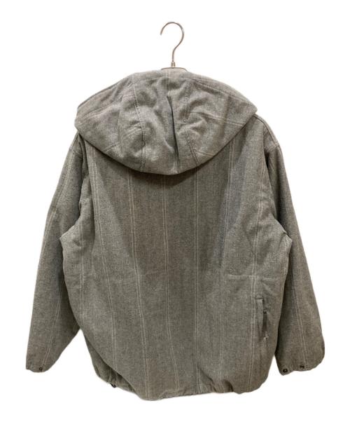 Engineered Garments（エンジニアド ガーメンツ）Engineered Garments (エンジニアド ガーメンツ) Wind Breaker-Wool Striped HB グレー サイズ:Mの古着・服飾アイテム