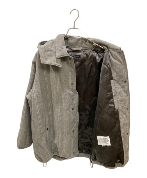 Engineered Garments（エンジニアド ガーメンツ）Engineered Garments (エンジニアド ガーメンツ) Wind Breaker-Wool Striped HB グレー サイズ:Mの古着・服飾アイテム