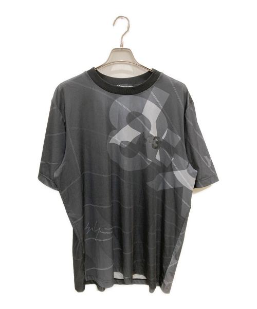 Y-3（ワイスリー）Y-3 (ワイスリー) フットボールTシャツ グレー サイズ:XLの古着・服飾アイテム