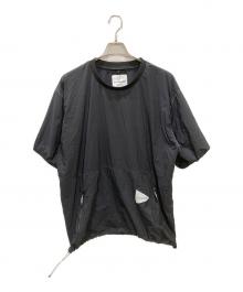 and wander（アンドワンダー）の古着「PERTEX wind T」｜ブラック