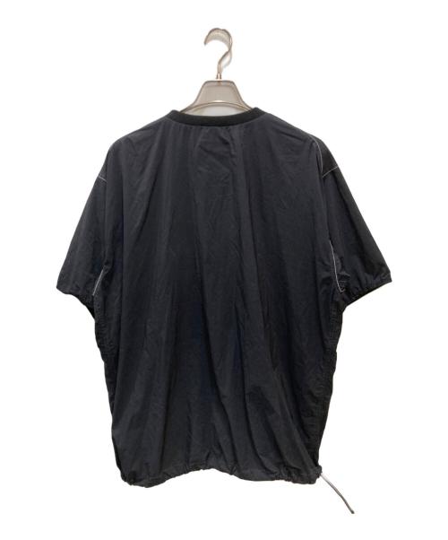 and wander（アンドワンダー）and wander (アンドワンダー) PERTEX wind T ブラック サイズ:XXLの古着・服飾アイテム