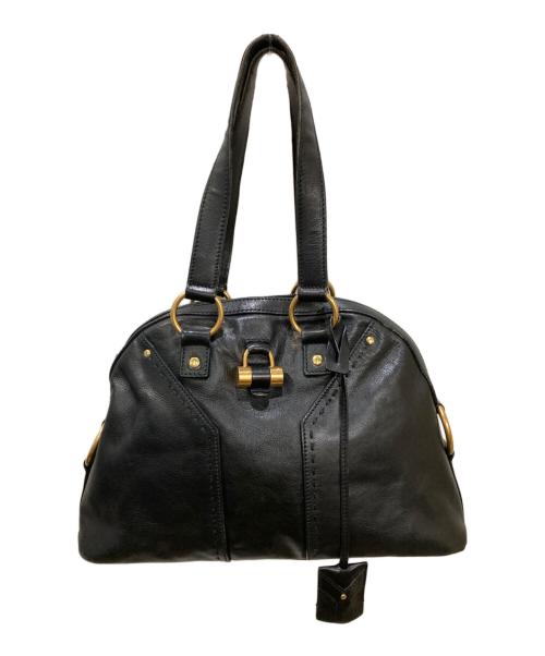 Yves Saint Laurent（イヴサンローラン）Yves Saint Laurent (イヴサンローラン) ハンドバッグ ブラックの古着・服飾アイテム