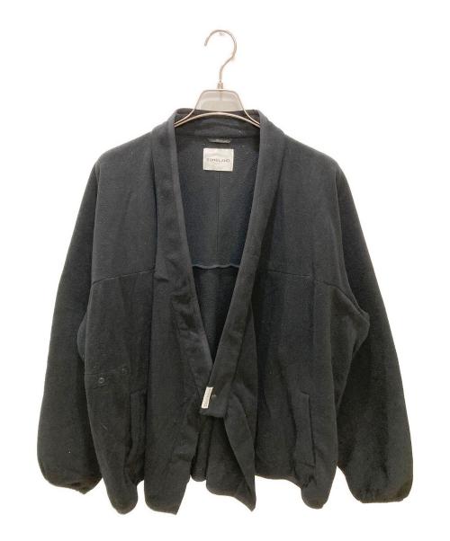 SOMELAND（サムランド）SOMELAND (サムランド) y-COLLAR FLEECE JACKET / フリースジャケット ブラック サイズ:Mの古着・服飾アイテム
