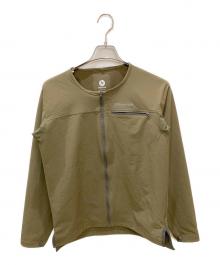 MARMOT（マーモット）の古着「HIKER SOFT SHELL SHIRT / ハイカー ソフト シェル シャツ」｜オリーブ