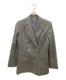 Burberry's（バーバリーズ）の古着「ヴィンテージウールカシミヤ金釦ダブルブレザー」｜グレー