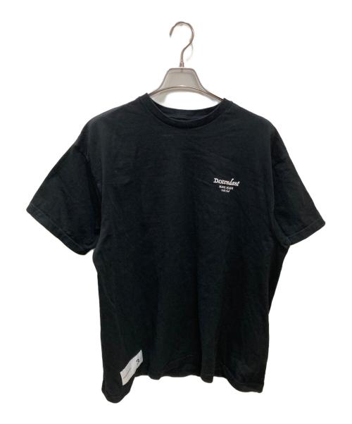DESCENDANT（ディセンダント）DESCENDANT (ディセンダント) プリントTシャツ ブラック サイズ:Lの古着・服飾アイテム