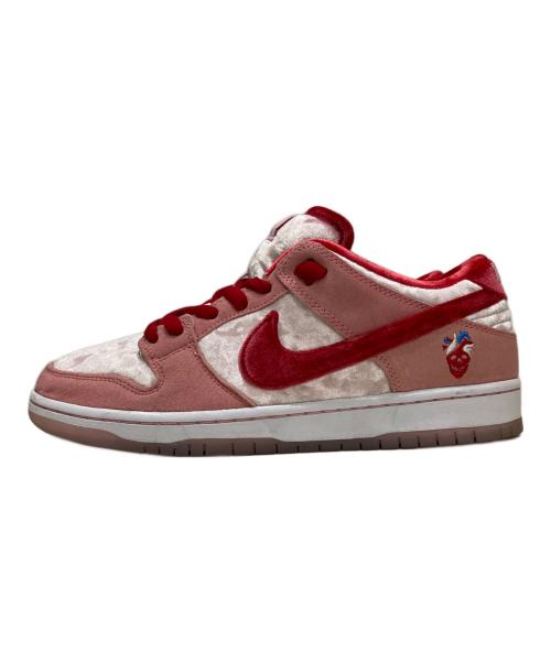 NIKE SB（ナイキエスビー）NIKE SB (ナイキエスビー) STRANGELOVE (ストレンジラブ) Dunk Low  Valentine’s Day ピンク サイズ:27cmの古着・服飾アイテム
