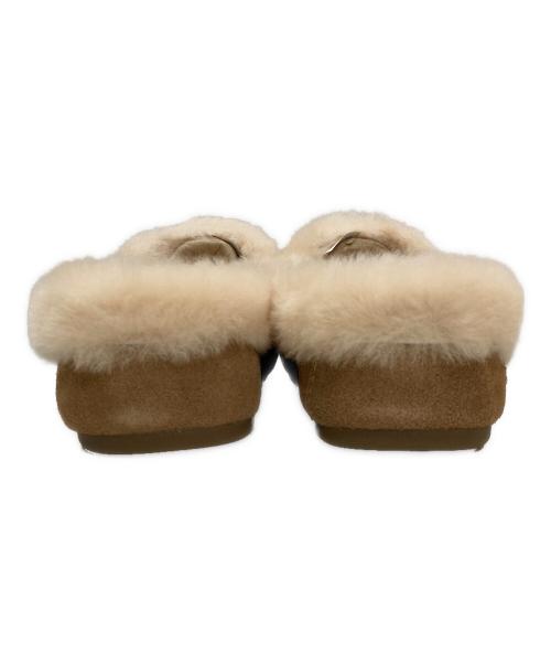 UGG（アグ）UGG (アグ) アンスレー ミュール ムートンシューズ ブラウン サイズ:24cmの古着・服飾アイテム