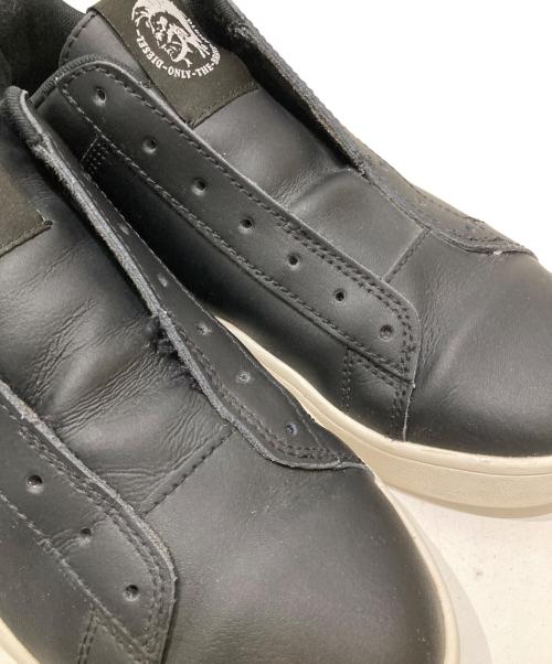 DIESEL（ディーゼル）DIESEL (ディーゼル) CLEVER スリッポンスニーカー ブラック サイズ:28.5cmの古着・服飾アイテム