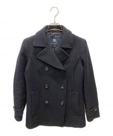 BURBERRY LONDON（バーバリーロンドン）の古着「ウールカシミヤPコート」｜ネイビー