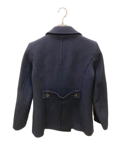 BURBERRY LONDON（バーバリーロンドン）BURBERRY LONDON (バーバリーロンドン) ウールカシミヤPコート ネイビー サイズ:Lの古着・服飾アイテム